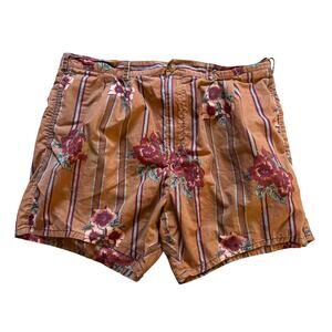 vintage 2000s Polo Ralph Lauren x Chaps floral striped shorts 32 beach summer